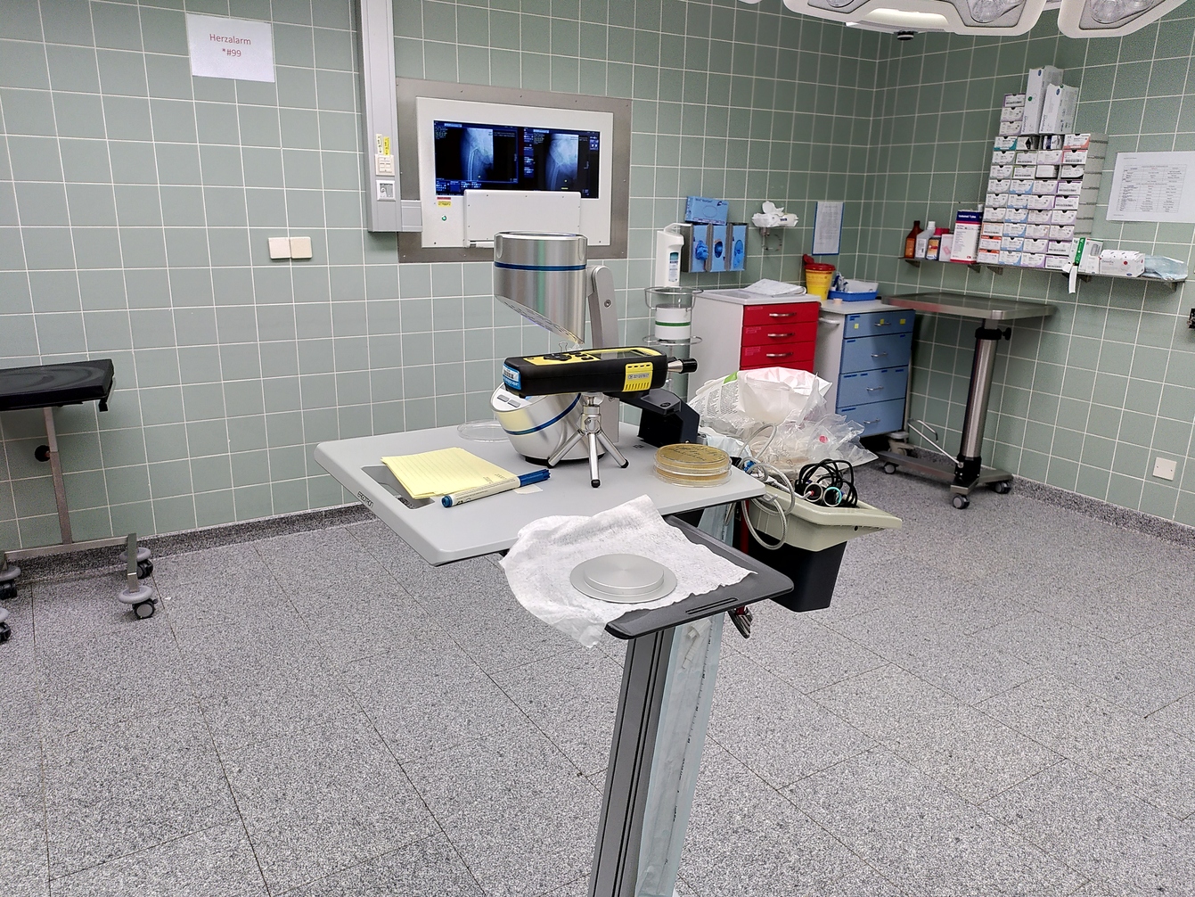 Ungestörte Luftkeimsammlung mittels Luftkeimsammler